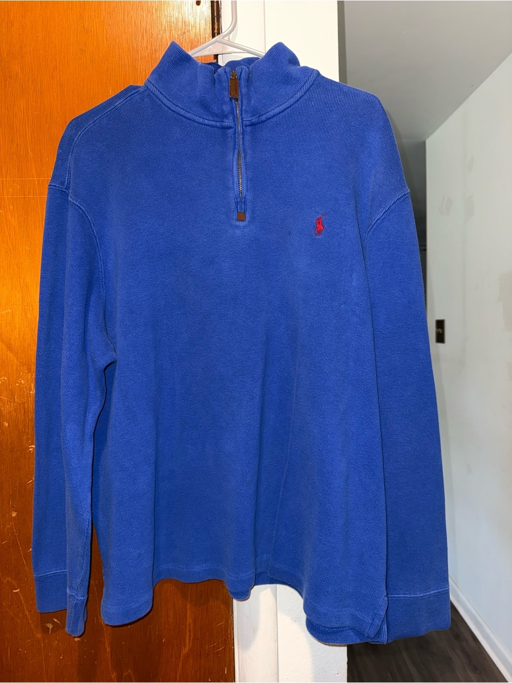 Polo by Ralph Lauren Royal Blue Half-Zip Fleece Pullover